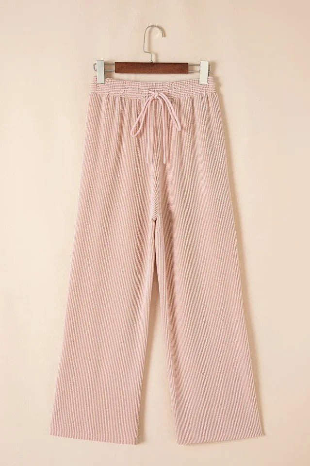 Women's Knit Lounge Set - View 18 | TEVQA