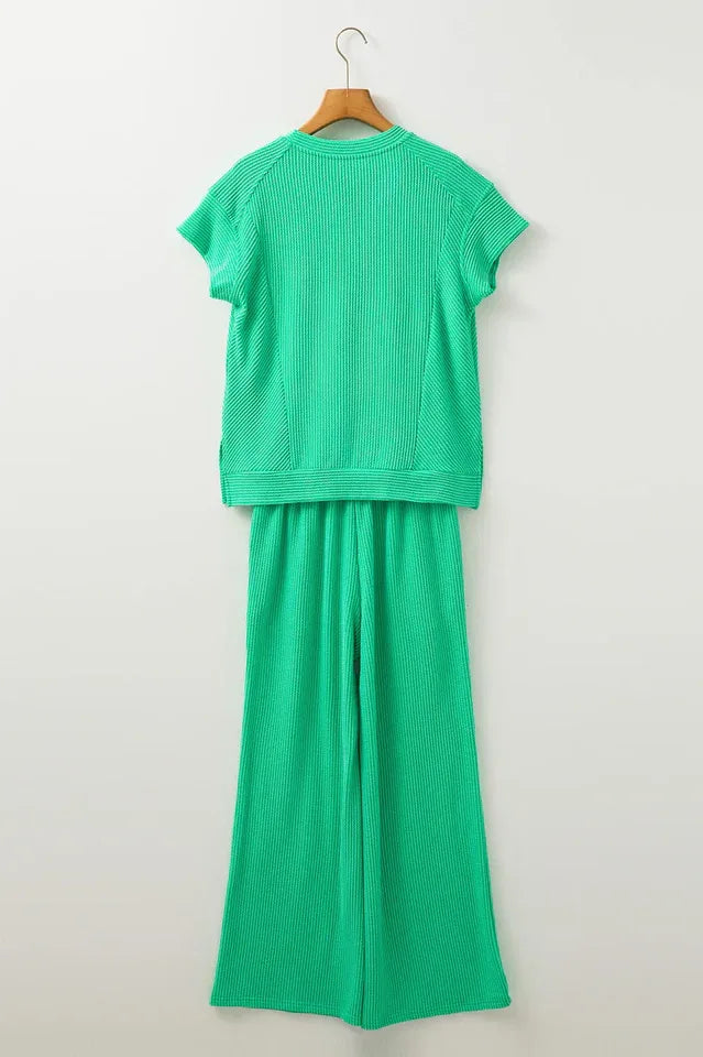 Women's Knit Lounge Set - View 23 | TEVQA