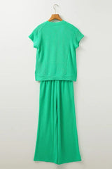 Women's Knit Lounge Set - View 23 | TEVQA