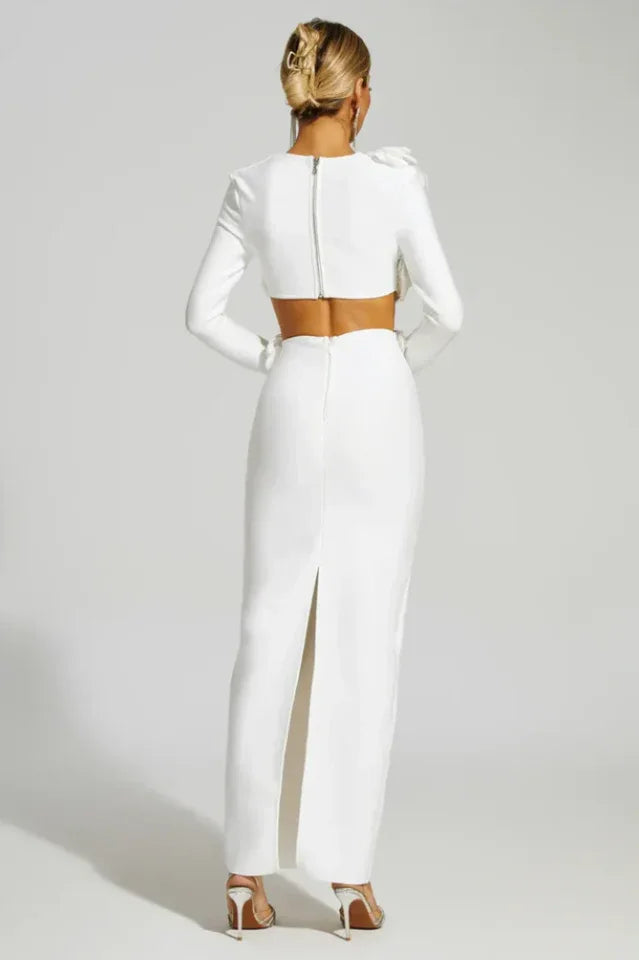 Dellis Flower Bandage Skirt Set - View 8 | TEVQA