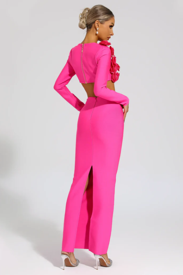 Dellis Flower Bandage Skirt Set | Dress In Beauty