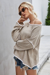 Crew Neck Pullover Long Sleeve Sweater | Dress In Beauty