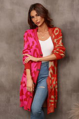 Hollis Leopard Knit Long Cardigan | Dress In Beauty