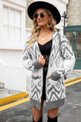 Argyle Open Front Pocket Cardigan | Dress In Beauty