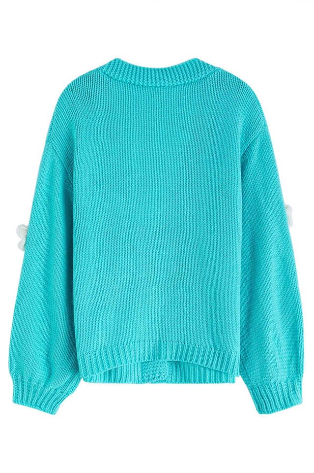 Fall In Daisy Oversized Knit Cardigan | Dress In Beauty