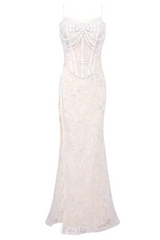 Lace Corset Maxi Dress | Dress In Beauty