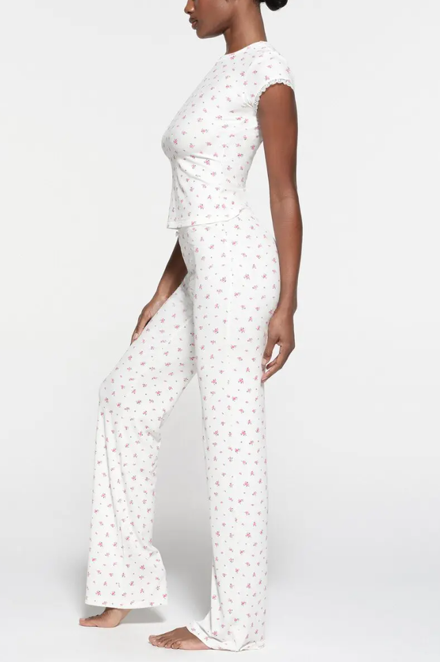 Soft Lounge Lace Pants Set | Dress In Beauty