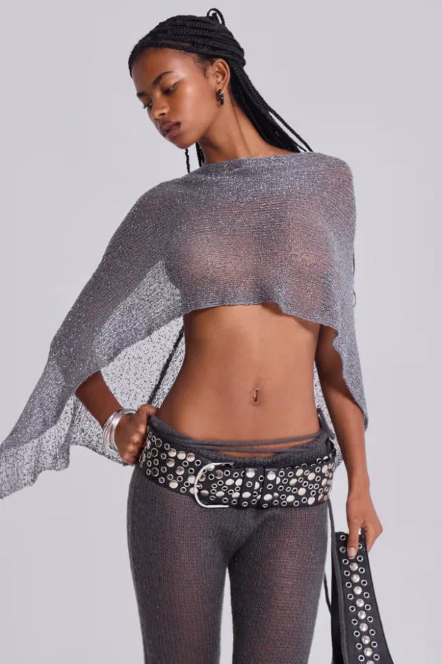 Multiway Knit Cape - View 11 | TEVQA