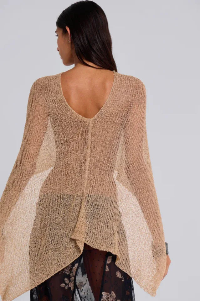Multiway Knit Cape - View 8 | TEVQA