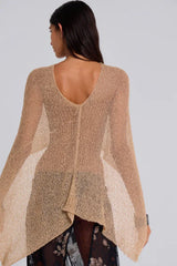 Multiway Knit Cape - View 8 | TEVQA