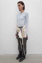 OPEN YY Ribbon Print Mesh Top | Dress In Beauty