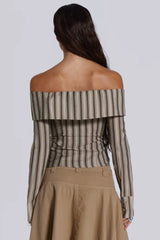 Emra Off The Shoulder Shirt - View 8 | TEVQA