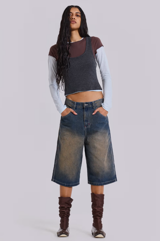 Bronx Jumbo Fit Denim Jorts | Dress In Beauty