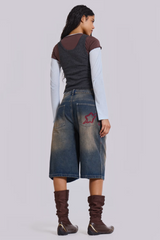 Bronx Jumbo Fit Denim Jorts | Dress In Beauty