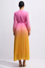 Sandra Long Sleeve Gradient Maxi Dress | Dress In Beauty
