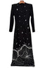 Virginia Diamond Embellished Maxi Dress - TEVQA