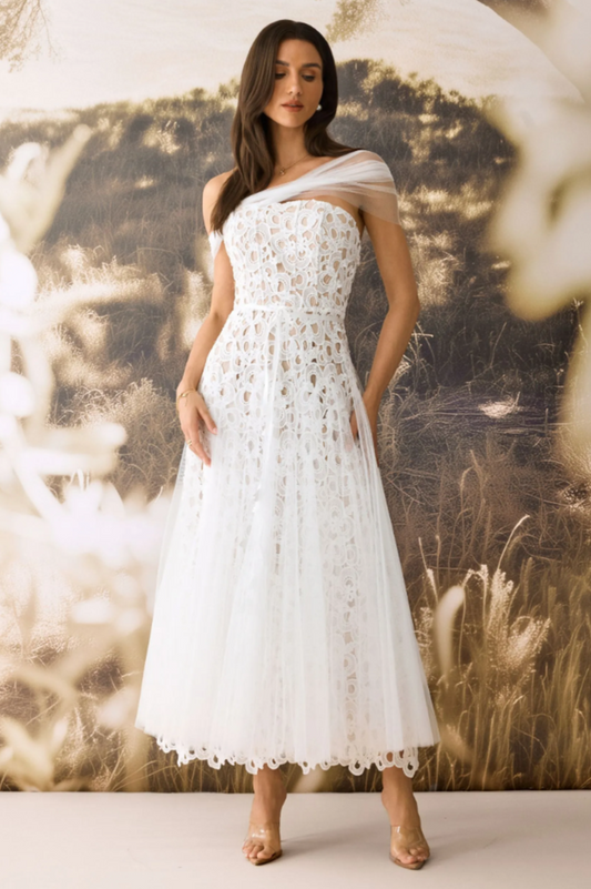 Martina Lace Embroidery Maxi Dress | Dress In Beauty