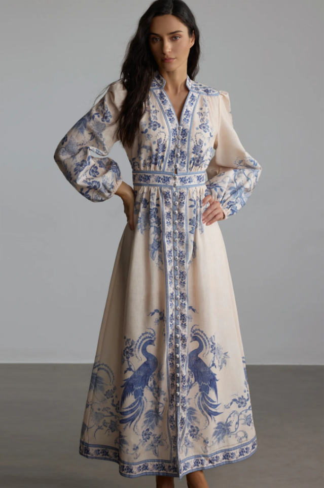 Melody Patterned Print Maxi Dress | Dress In Beauty