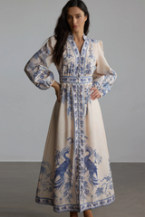 Melody Patterned Print Maxi Dress | Dress In Beauty