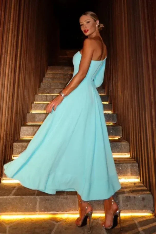 Lea Flower Cut Out Midi Dress - TEVQA