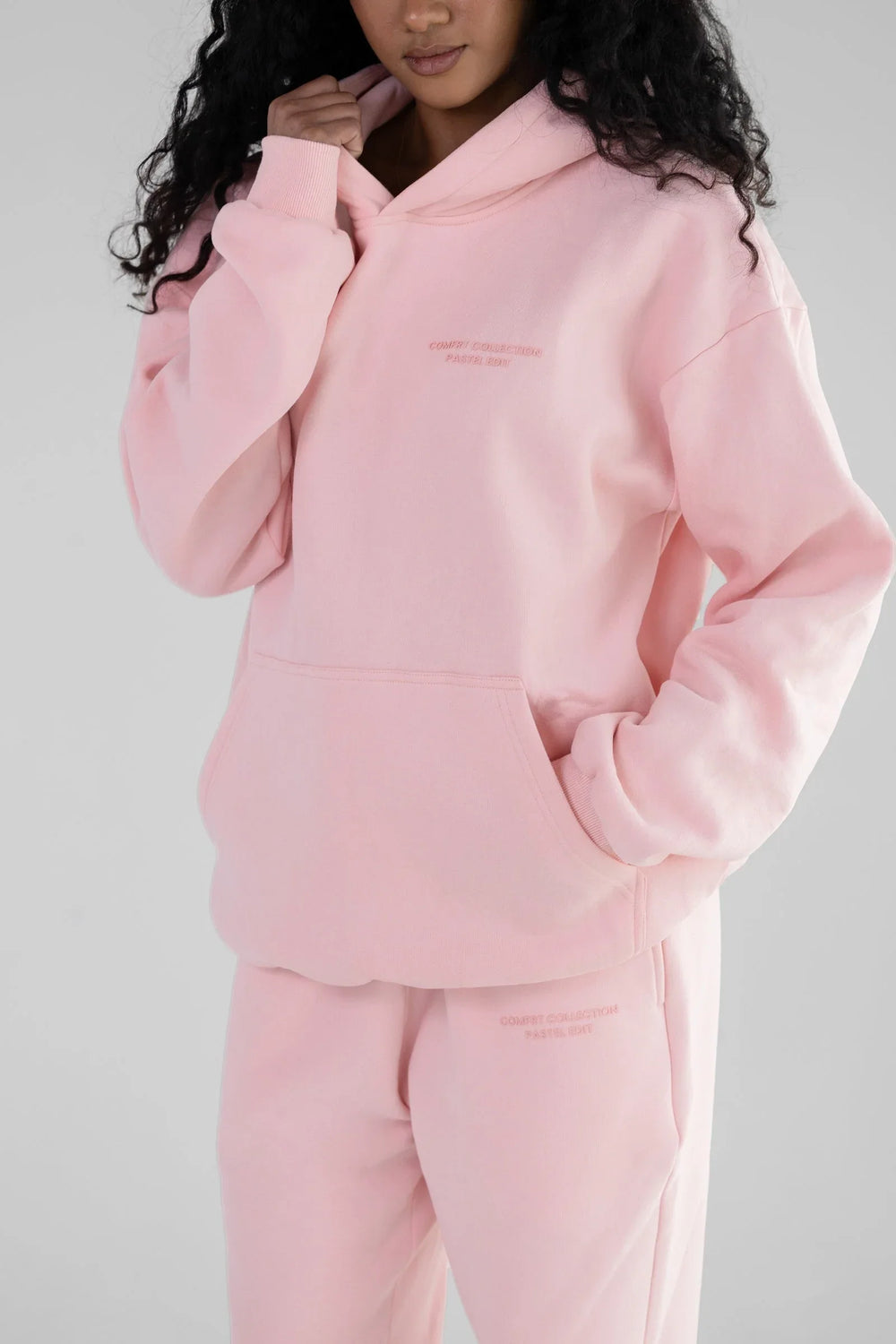 Comfortable fleece joggers with elastic waistband - View 19 | TEVQA