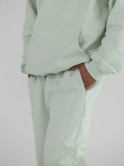 Comfortable fleece joggers with elastic waistband - View 6 | TEVQA
