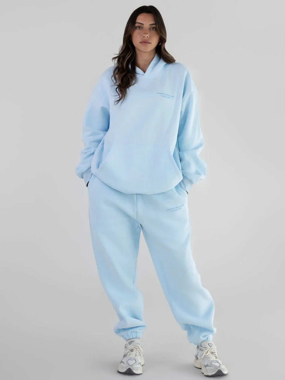 Comfortable fleece joggers with elastic waistband - View 24 | TEVQA