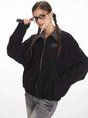 Vintage Reversible Plaid Bomber Jacket - TEVQA