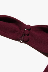 Annita Crepe Halter Midi Dress - Tevqa