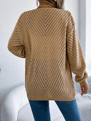 Ethereal White Pointelle Knit Cardigan - View 14 | TEVQA