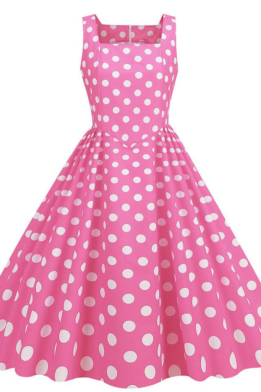 Barbie Movie Margot Pink Plaid Check Dress - Tevqa