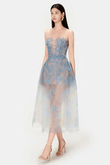 Beaded Lace Dress - TEVQA