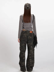 Grey Ruched Side Henley Knit Top - TEVQA