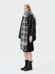 Dopamine Pastel Rainbow Plaid Scarf