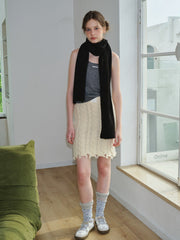 Soft Luxe Mohair Wool Blend Scarf