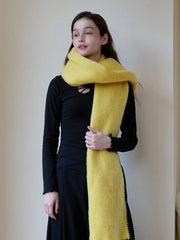 Plush Whipstitch Scarf - View 7 | TEVQA