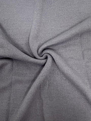 Textured knit sweater with cable sleeves - View 6 | TEVQA
