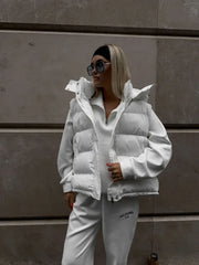 Cloud Soft Hooded Puffer Vest - TEVQA