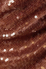 Hailey Long Sleeve Mesh Sequin Dress - View 16 | TEVQA