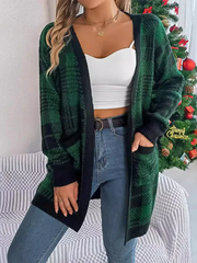 Buffalo Plaid Cardigan - View 12 | TEVQA