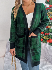Buffalo Plaid Cardigan - View 14 | TEVQA