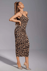 Kailani Leopard Bodycon Dress - Tevqa
