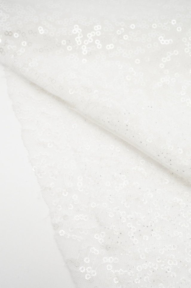 Kamiyah White Mesh Midi Dress - Tevqa