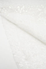 Kamiyah White Mesh Midi Dress - View 10 | TEVQA