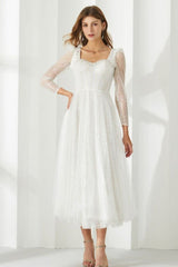 Kamiyah White Mesh Midi Dress - Tevqa