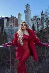 Loretta Sequin Midi Dress - Tevqa