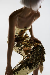Phoenix Sequin Slip Dress - Tevqa