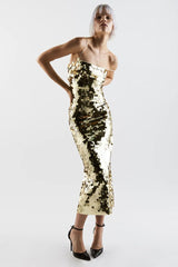 Phoenix Sequin Slip Dress - Tevqa