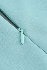 Pleated Sweetheart Bodycon Maxi Dress - Tevqa