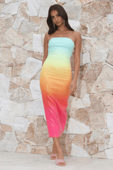 Regina Multicolored Sequin Bodycon Dress - Tevqa